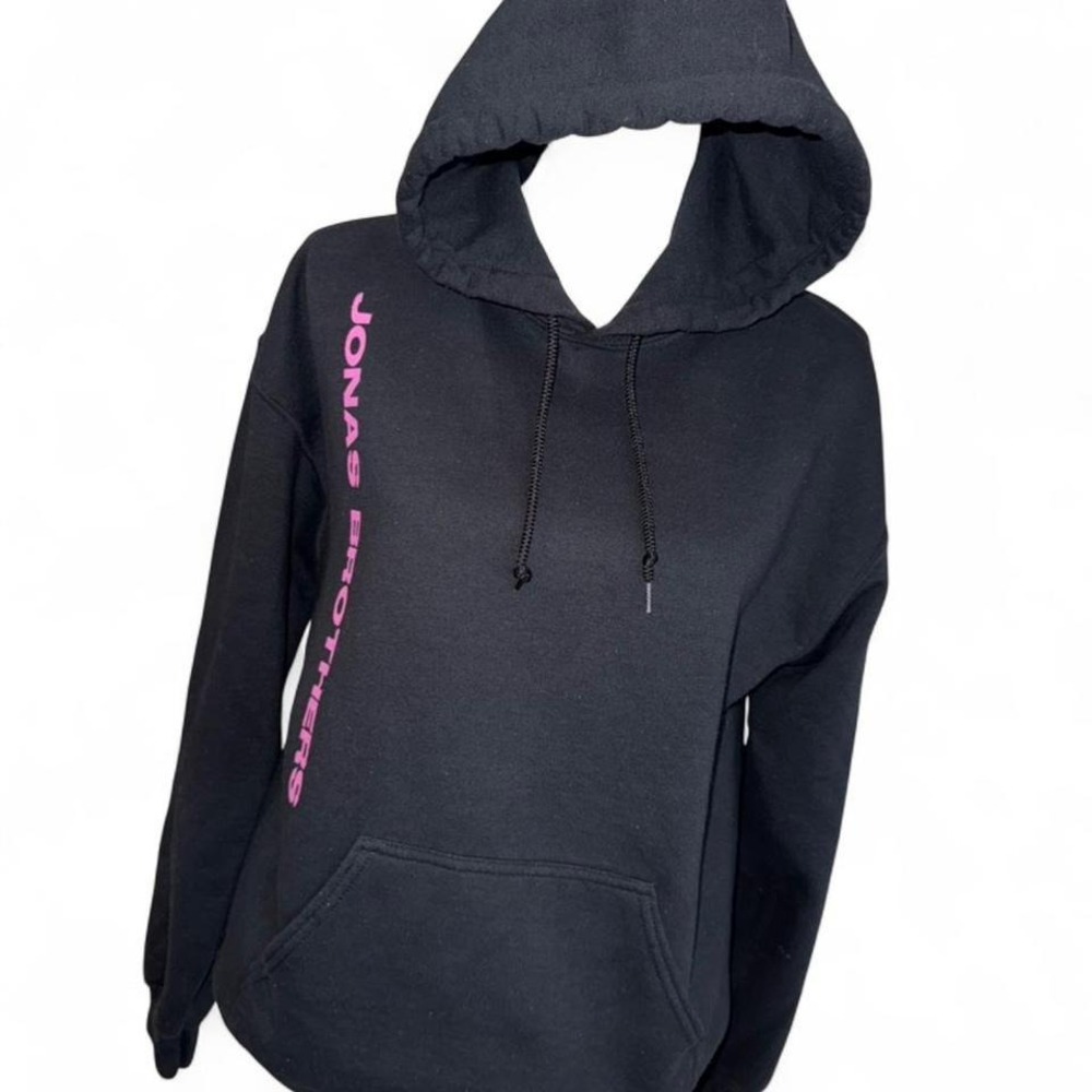 Jonas Brothers Happiness Begins Tour 2019 Hoodie Black w/pink‎ Ladies Medium